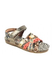 RED RAG Girls Multi colour trap sandal - 19254_759