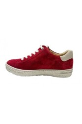 RED RAG boys mid cut sneaker laces - 13611_423_red suede