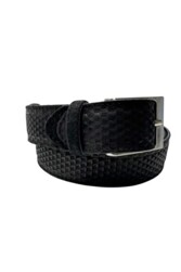 BERKELMANS 3d Black Suede_riem - 2521BELT232_115 cm