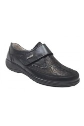 STUPPY Schwarz leder strech - 9917-3_648_002_wijdte G
